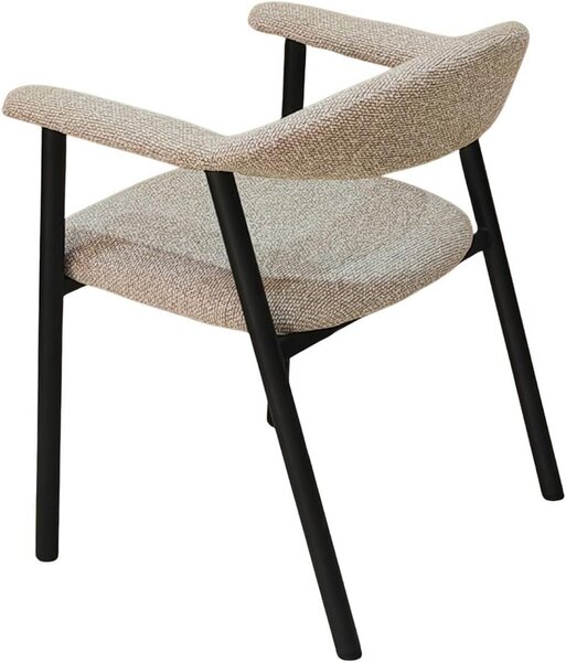 Jídelní židle Basis, černá barva, moderní design, pohodlné sedadlo, vhodná do jídelny