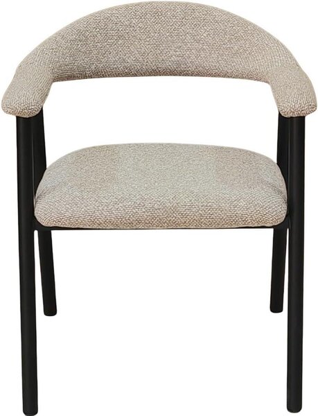 Jídelní židle Basis, černá barva, moderní design, pohodlné sedadlo, vhodná do jídelny