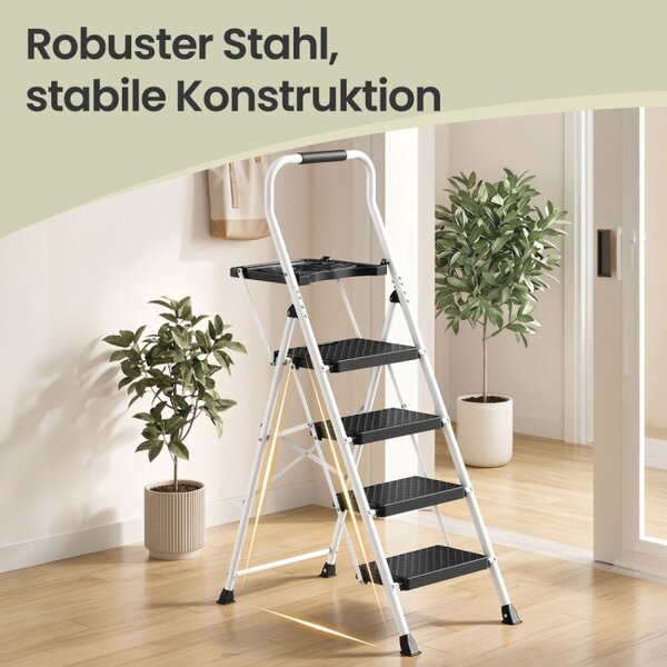 Skládací ocelové schůdky GSLB35204WZ01