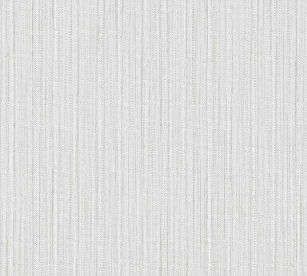 A.S. Création | Vliesová tapeta na zeď Attractive 2 38756-1 | 0,53 x 10,05 m | bílá, metalická, šedá