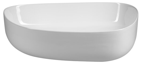 Aqualine Aqualine, Keramické umyvadlo na desku, 55x42cm, bílá, 55421