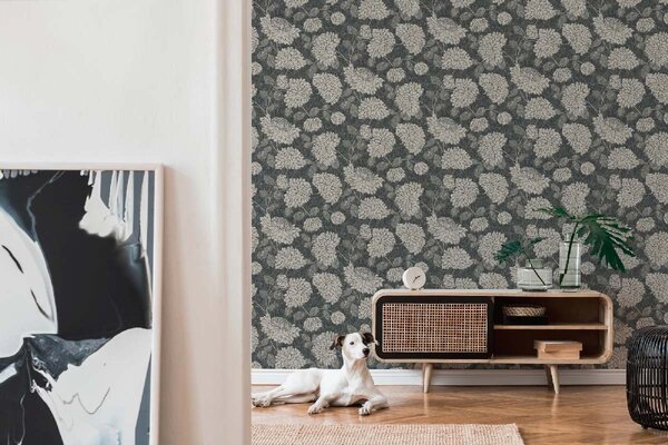 A.S. Création | Vliesová tapeta na zeď Attractive 2 39025-3 | 0,53 x 10,05 m | černá, krémová, metalická