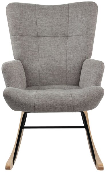 HOUPACÍ ŽIDLE, textil, šedá P & B - Křesla klasická, Online Only