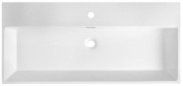Sapho Sapho, AQUATIC umyvadlo, litý mramor, 100x46cm, bílá, AT100