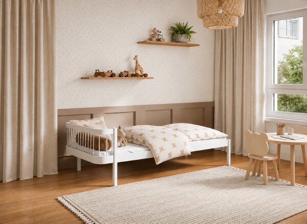 Dětská postel 90x180 LESNA - bílá