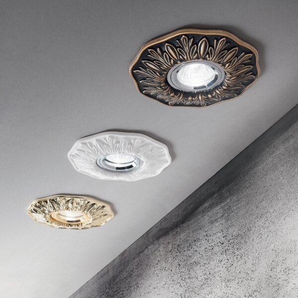 Ideal Lux - Podhledové svítidlo POLKA 1xGU10/50W/230V bílá