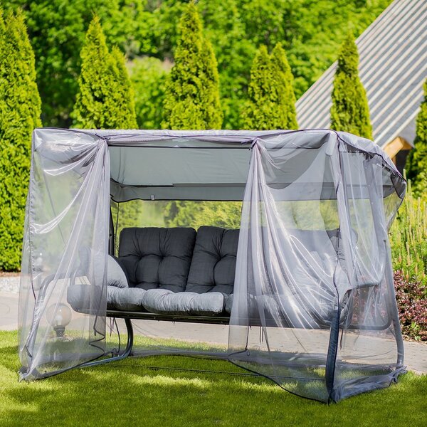 Zahradní houpačka s moskytiérou Celebes Plus H024-07PB PATIO 461873