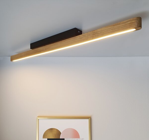 BRITOP Stropní LED svítidlo FORESTIER, 12W, d. 90 cm, CRI 80 Barva: Hnědá