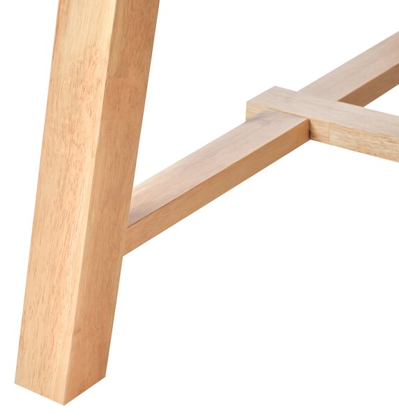 Rozkládací jídelní stůl BARNES Světlý jasan 160/200 cm 90 cm
