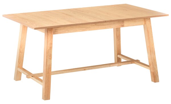 Rozkládací jídelní stůl BARNES Světlý jasan 160/200 cm 90 cm