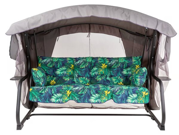 Zahradní houpačka Ravenna Lux Black Edition s moskytiérou G051-02IB PATIO 448641
