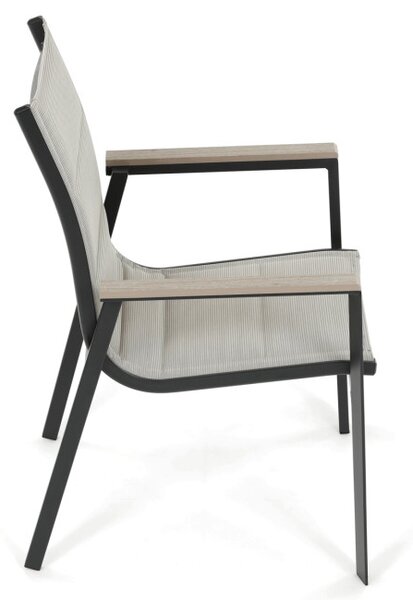 Zahradní židle béžová AZC-S1110 BK