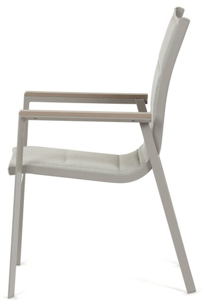 Zahradní židle béžová AZC-S1110 GREY