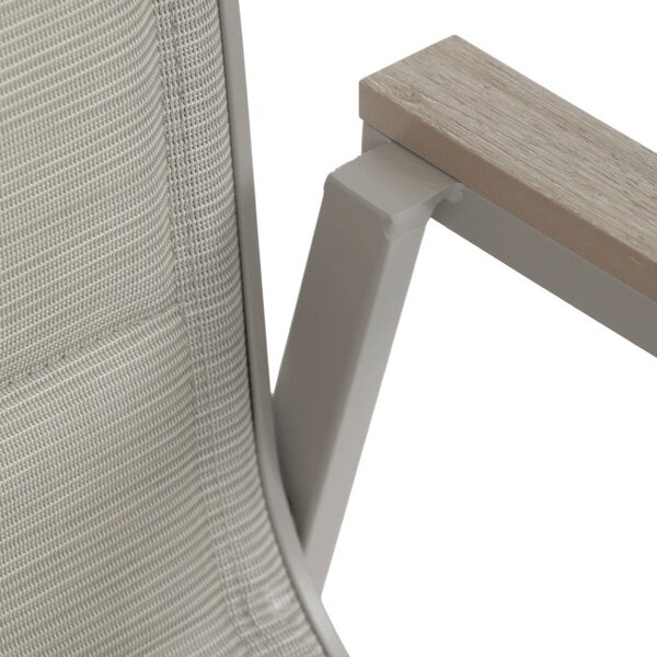 Zahradní židle béžová AZC-S1110 GREY