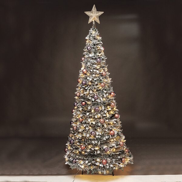 ACA Lighting Apostolidis Vánoční LED stromeček s ozdobami a hvězdou X1821025001
