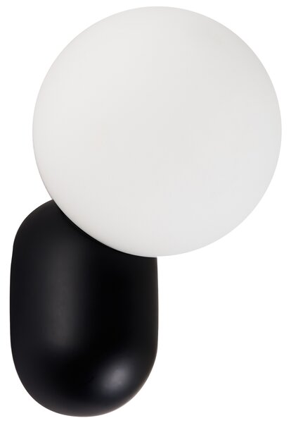 Sada 2 nástěnných lamp HELME Černá