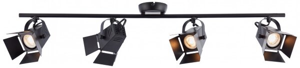 Brilliant G08931/76 Stropní LED svítidlo MOVIE 4 černé