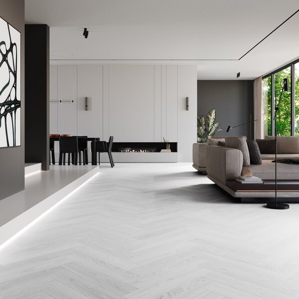 Vynilová SPC podlaha Barlinek Next Step Herringbone - Diamond Oak