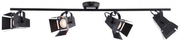 Brilliant G08931/76 Stropní LED svítidlo MOVIE 4 černé