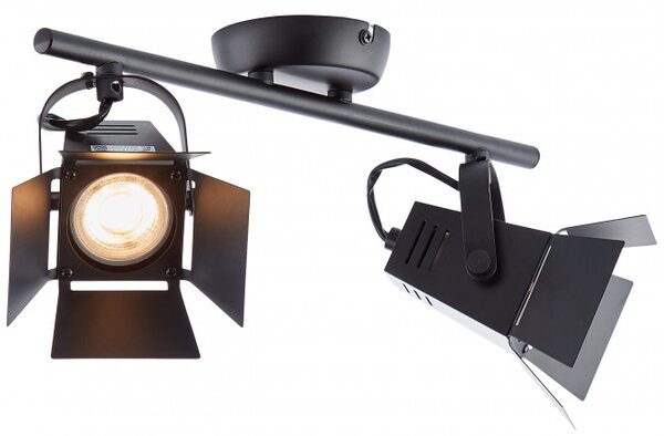Brilliant G08913/76 Stropní LED svítidlo MOVIE 2 černé