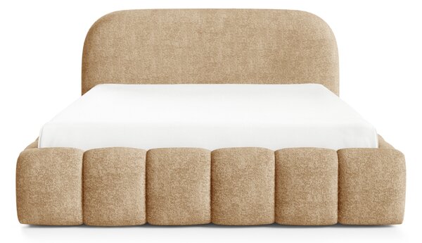 Designová jednolůžková postel 120x200 BERLA - cappuccino