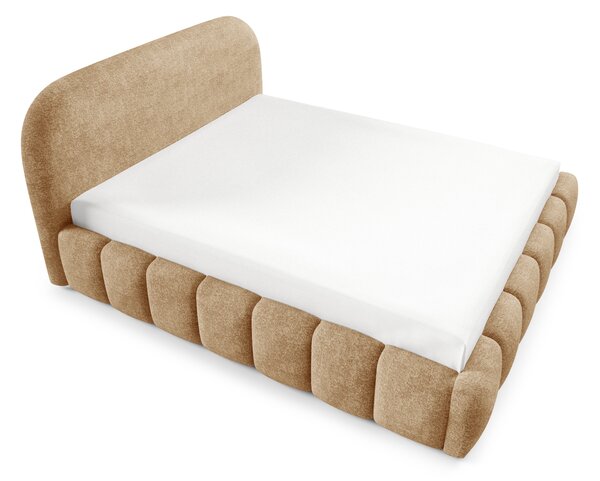Designová jednolůžková postel 120x200 BERLA - cappuccino