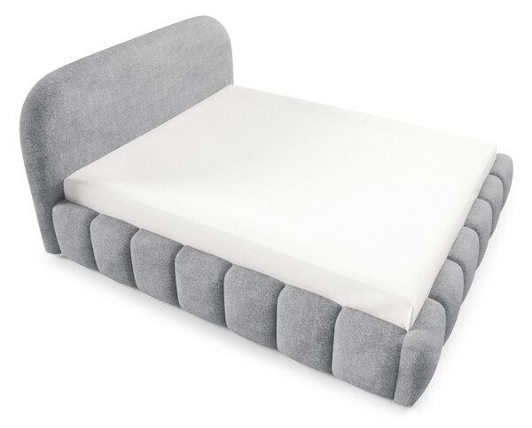 Designová jednolůžková postel 120x200 BERLA - šedá