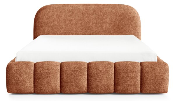 Designová jednolůžková postel 120x200 BERLA - cihlová