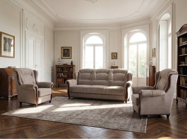 Klasická sedací souprava LEONARDO LUX 2 3+1+1