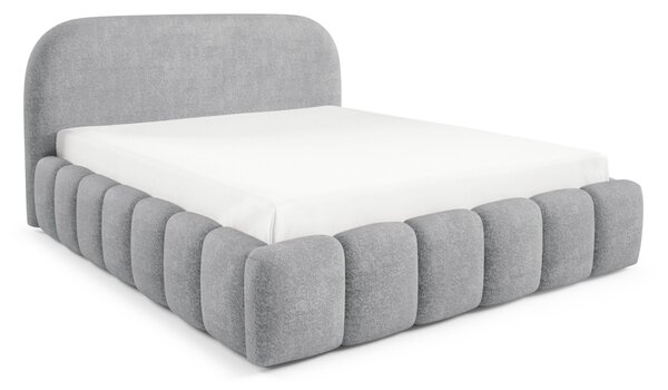 Designová jednolůžková postel 120x200 BERLA - šedá