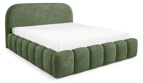 Designová jednolůžková postel 120x200 BERLA - zelená