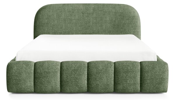 Designová jednolůžková postel 120x200 BERLA - zelená