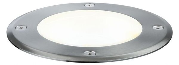 P 93908 Plug&Shine zemní zápustné svítidlo IP67 3000K 38° 6W 24V stříbrná výklopné - PAULMANN