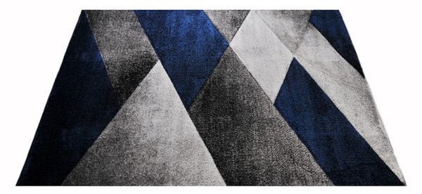 Koberec Diamond New 3D Geometrie granátový