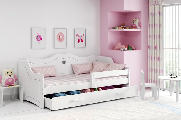 Dětská postel Julie 160x80 - Bílá