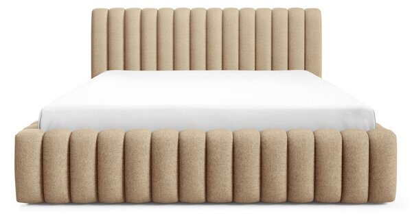 Čalouněná jednolůžková postel 120x200 BENRA - kávová