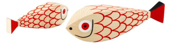 Vitra Dekorace Wooden Doll Mother Fish & Child