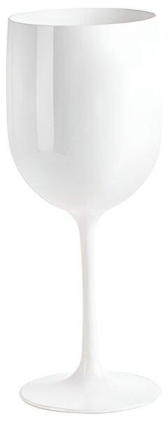 Nerozbitná bílá sklenice na víno Dolce – 450 ml možnost potisku