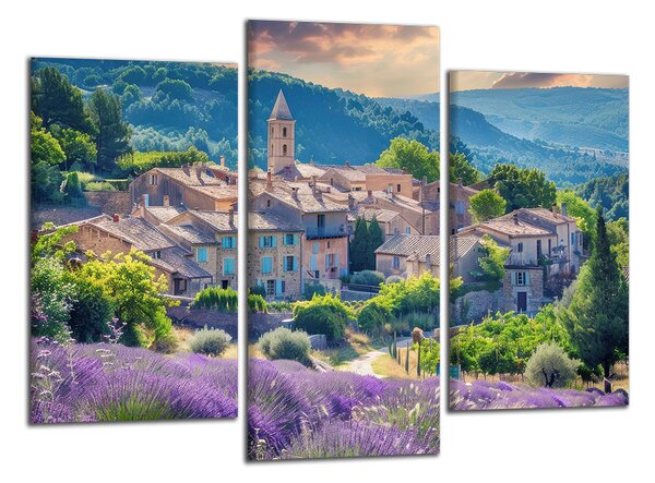 Obraz na plátně Vesnice v Provence