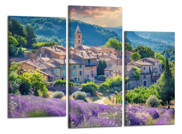 Obraz na plátně Vesnice v Provence