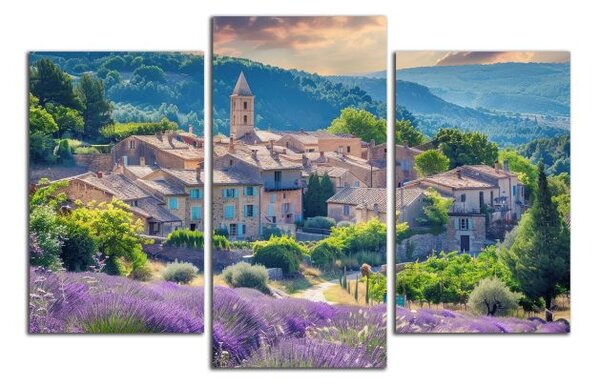 Obraz na plátně Vesnice v Provence