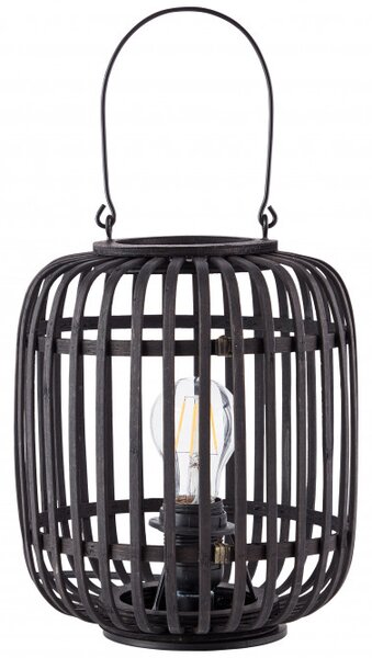 Brilliant 93062/76 Stolní lampa WOODROW tmavý ratan