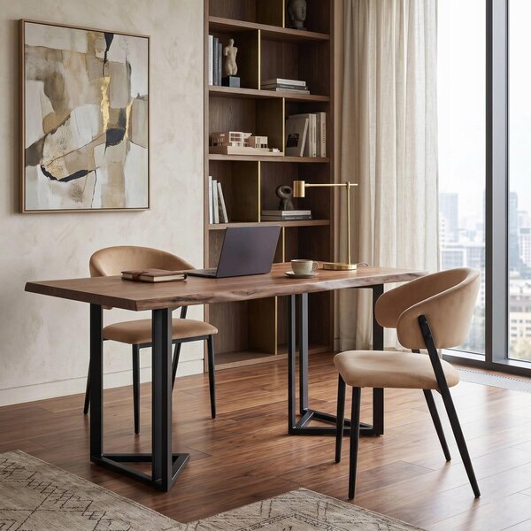 Furnitex Židle K48-FX Cappuccino Velvet Riviera 24