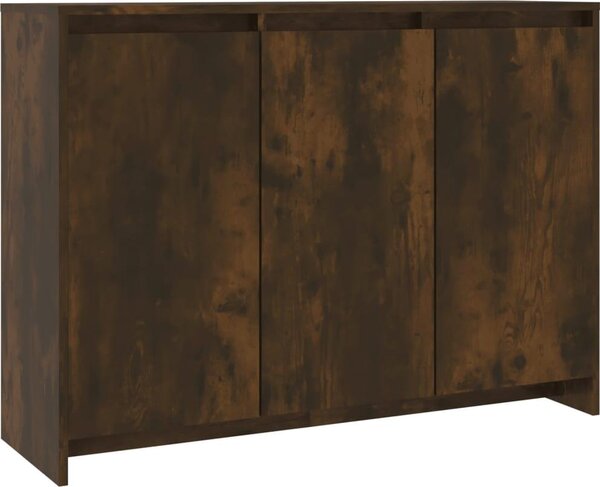 VidaXL Příborník kouřový dub 102x33x75 cm odvozený výrobek ze dřeva