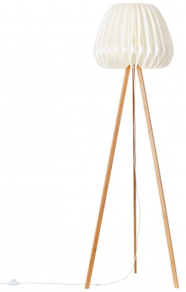 Brilliant 93047/75 Stojanová lampa trojnožka INNA dřevo
