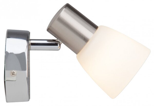 Brilliant G46110/77 Nástěnná lampa JANNA LED chrom + sklo