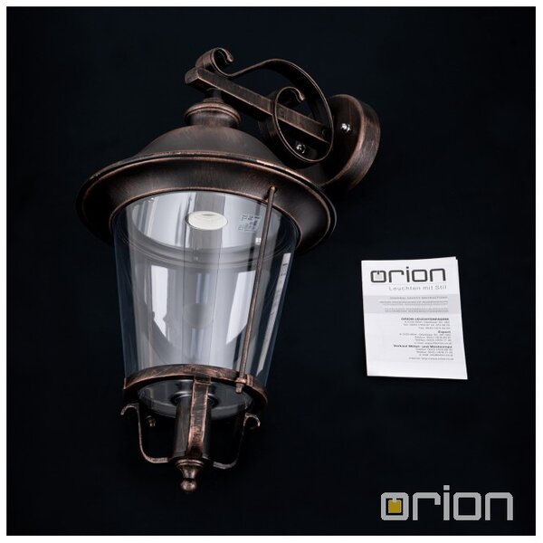 Orion AL11K/360.01 Nástěnné venkovní svítidlo KENZO černá měď