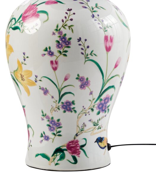 Stolní lampa FEBROS Porcelán Bílá