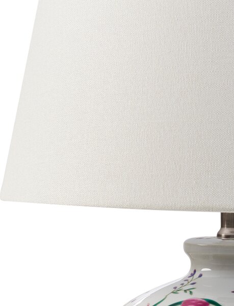 Stolní lampa FEBROS Porcelán Bílá