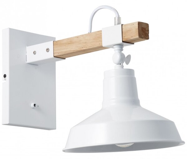Brilliant 99130/05 Industriální nástěnná lampa HANK s vypínačem